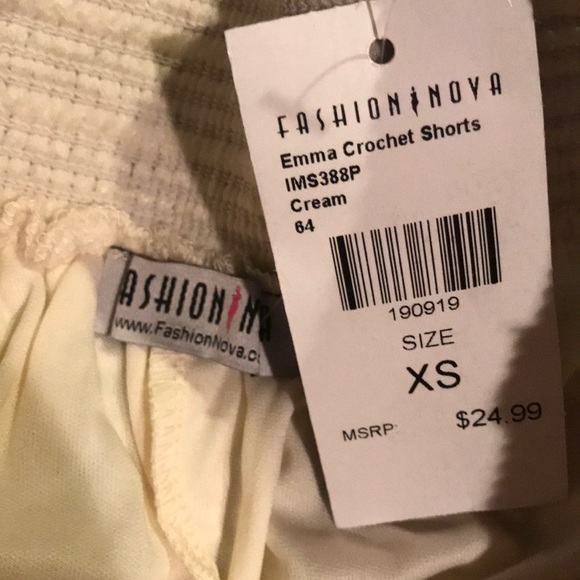 Fashion Nova Crochet shorts - Picture 4 of 4